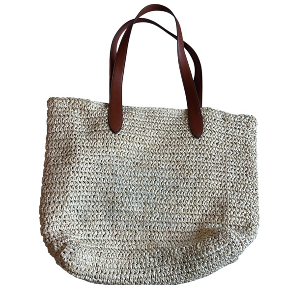 Banana Republic Woven Raffia Purse - Picture 5 of 11